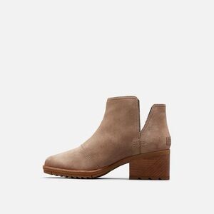 NWOB Sorel Cate Cut Out Suede Booties